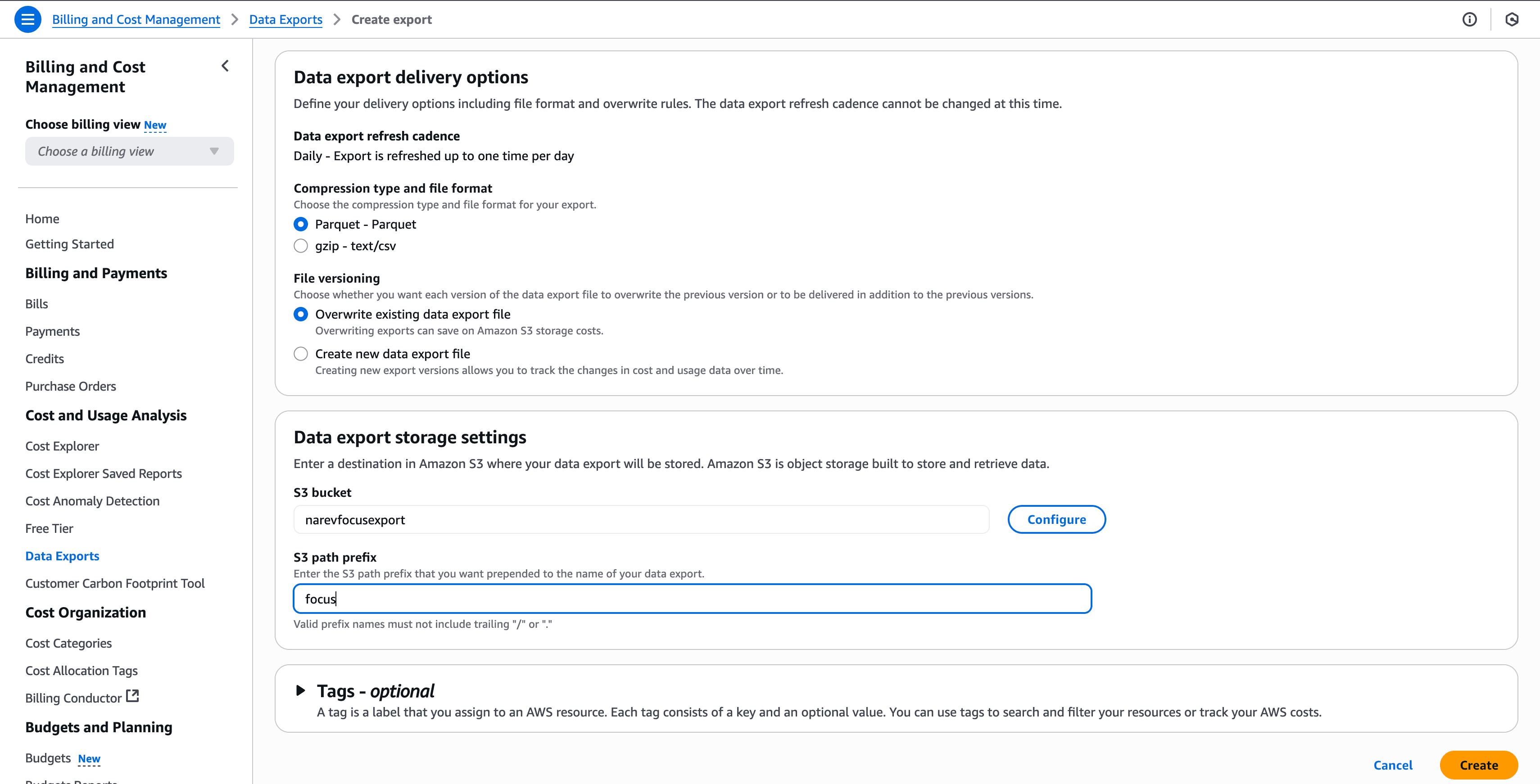 AWS Data Delivery Options